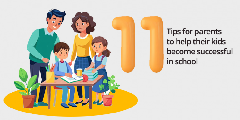 11 Tips for Parents to Help Their Kids Become Successful in School