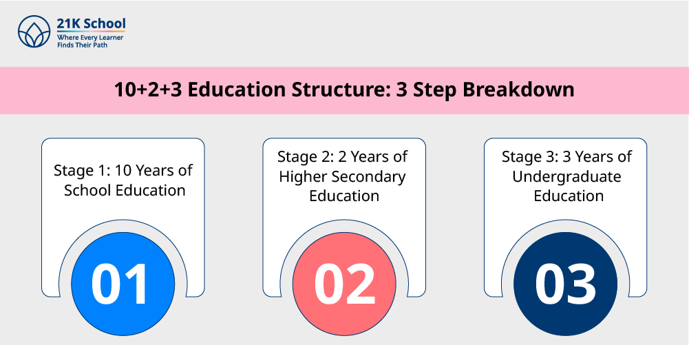10+2+3 Education Structure: 3 Step Breakdown