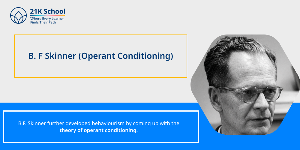 4. B. F Skinner (Operant Conditioning)