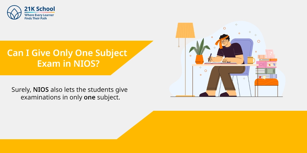 Can I Give Only One Subject Exam in NIOS?