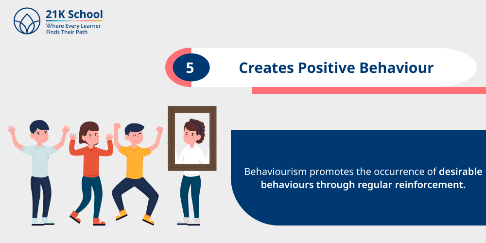 5. Creates Positive Behaviour