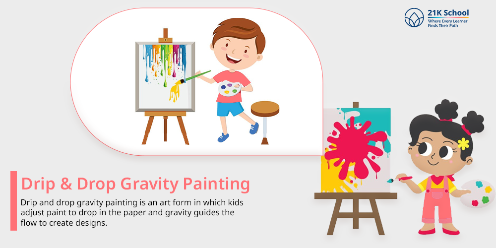 Drip & Drop Gravity Painting