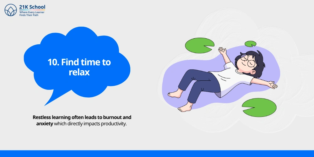  Find time to relax