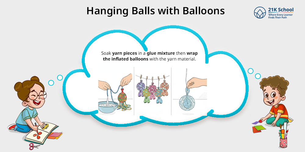 Hanging Balls with Balloons
