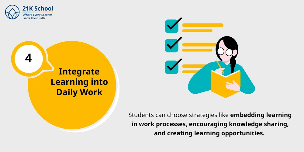  Integrate Learning into Daily Work