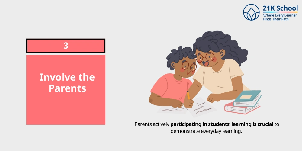  Involve the Parents