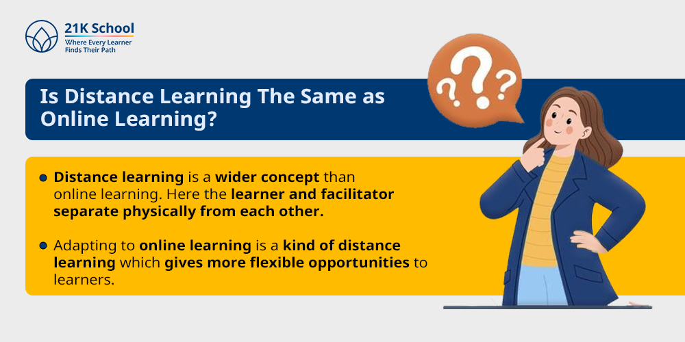 Is Distance Learning The Same as Online Learning?