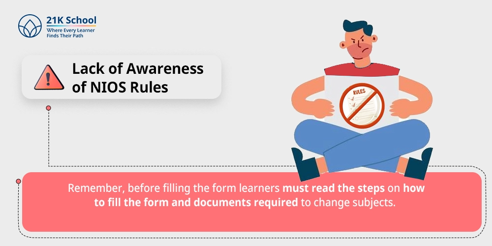 5. Lack of Awareness of NIOS Rules