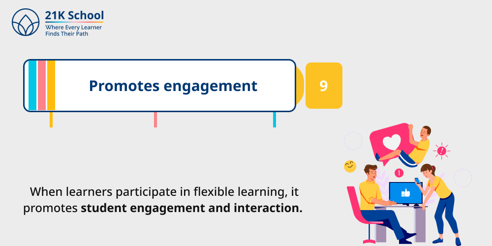 Promotes engagement 