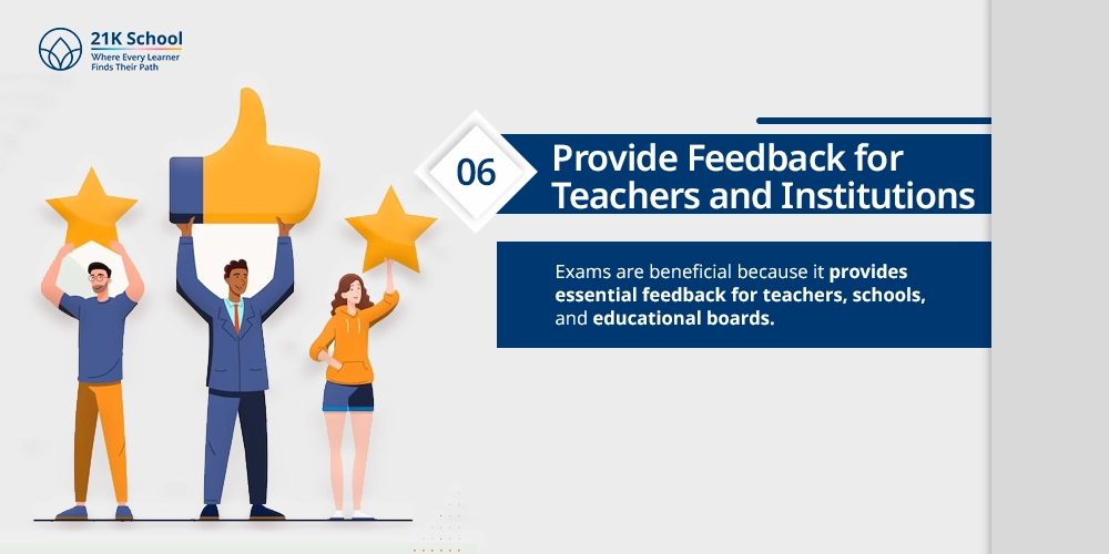 Provide Feedback for Teachers and Institutions