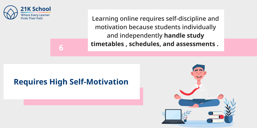 Requires High Self-Motivation