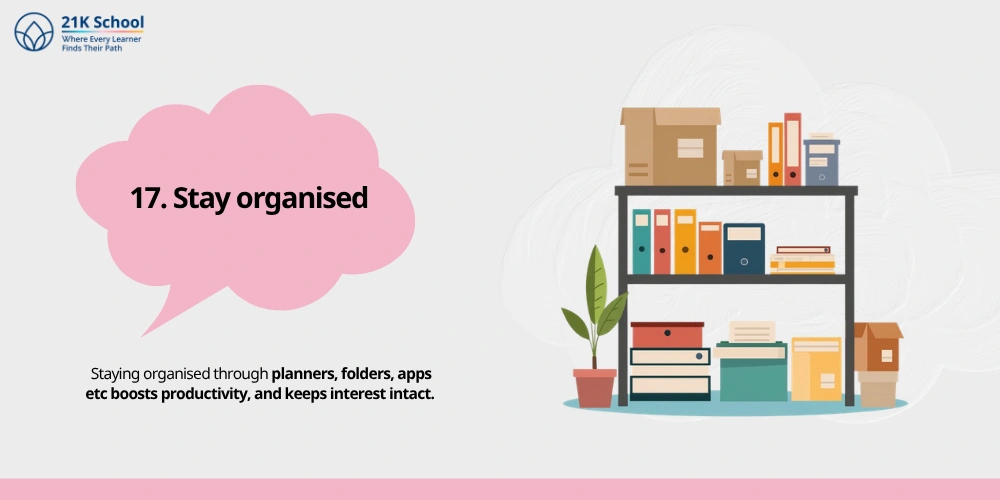Stay organised