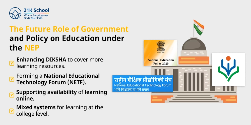 The Future Role of Government and Policy on Education under the NEP