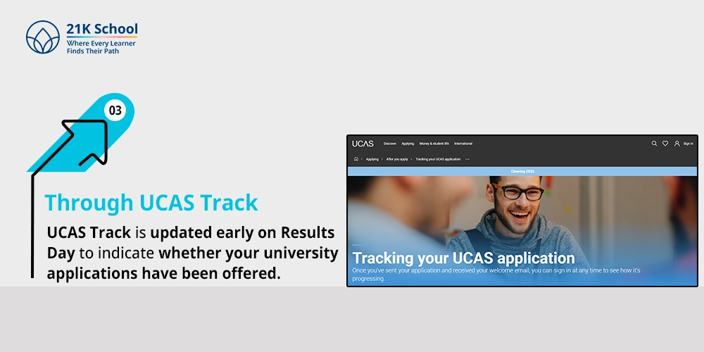 3. Through UCAS Track