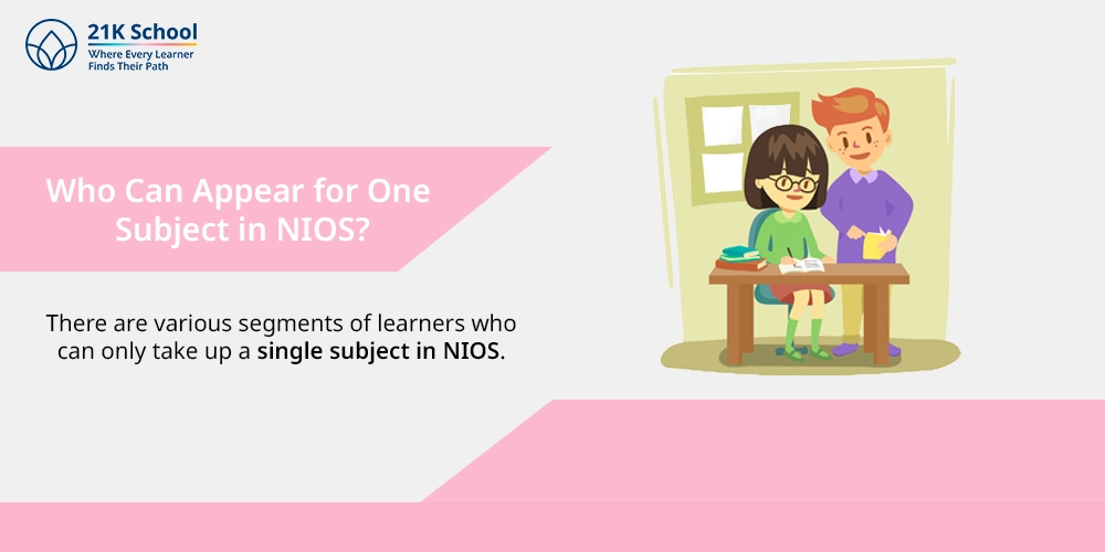 Who Can Appear for One Subject in NIOS?