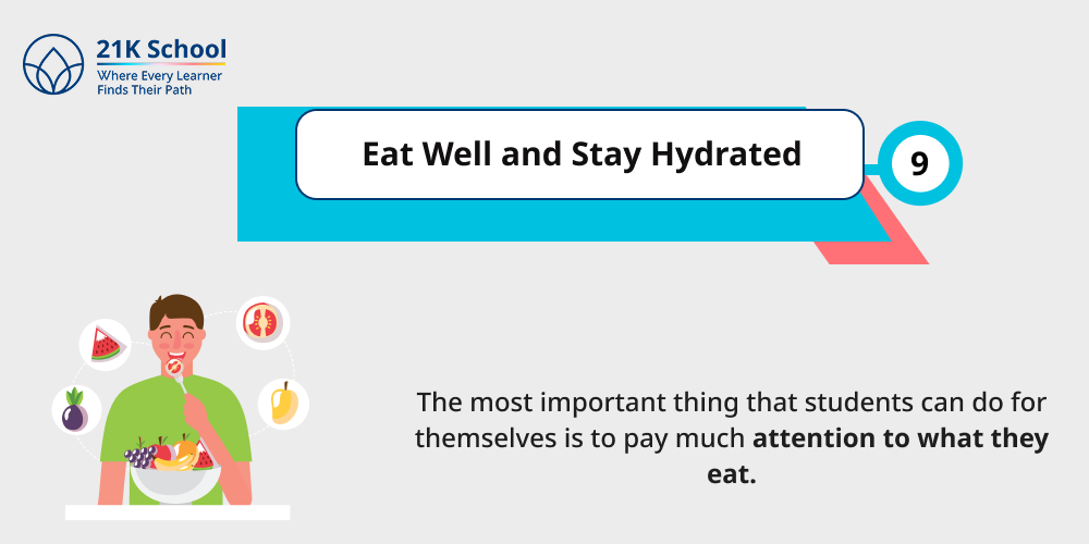 Eat Well and Stay Hydrated