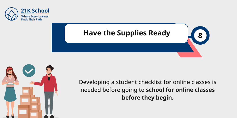 Have the Supplies Ready
