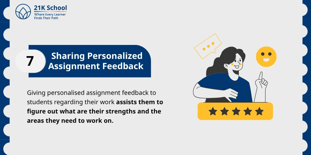 Sharing personalized assignment feedback
