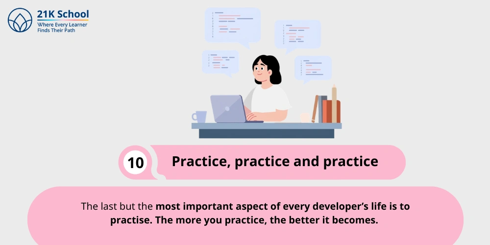 Practice, practice and practice