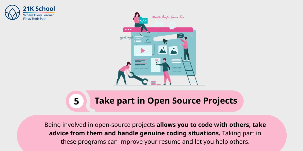 Take part in Open Source Projects