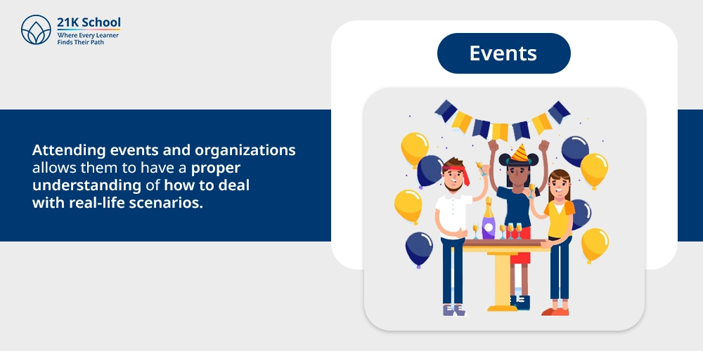 3. Events: 