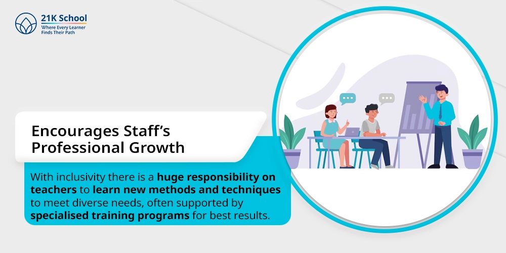 7. Encourages Staff