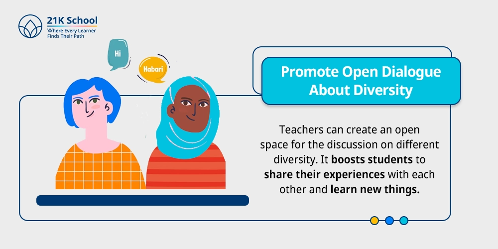 Promote Open Dialogue About Diversity