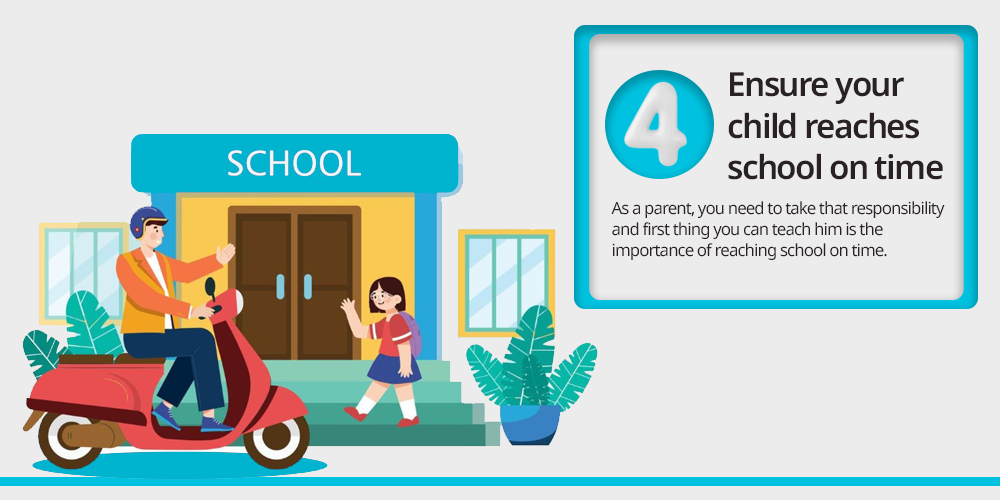 4. Ensure Your Child Reaches School on Time