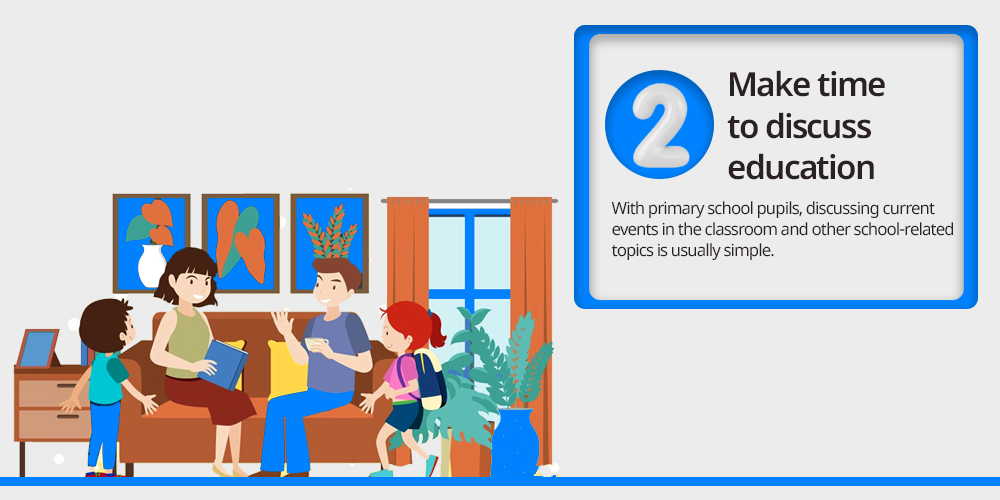 2. Make Time to Discuss Education