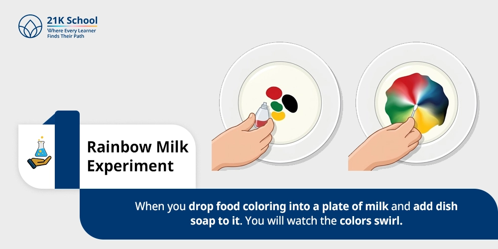 Rainbow Milk Experiment