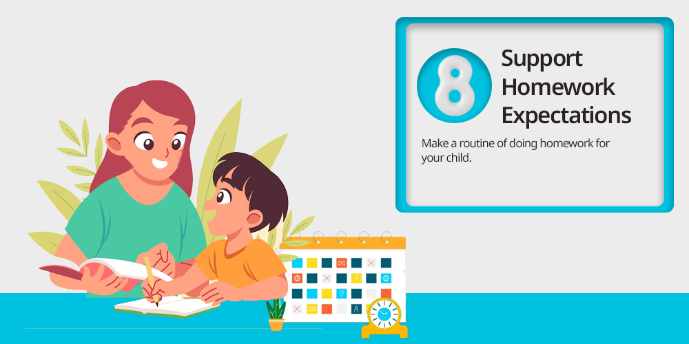 8. Support Homework Expectations