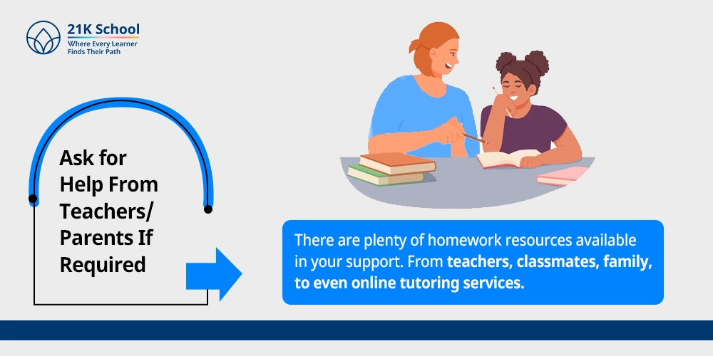 Ask for Help From Teachers/Parents If Required