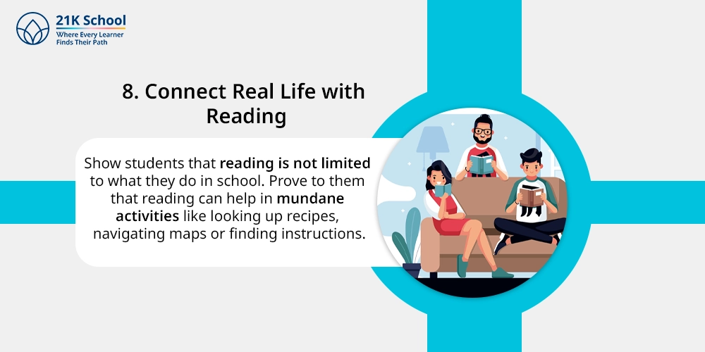 8. Connect Real Life with Reading
