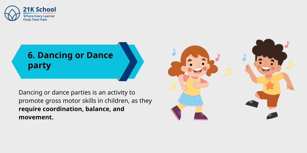 6. Dancing or Dance party