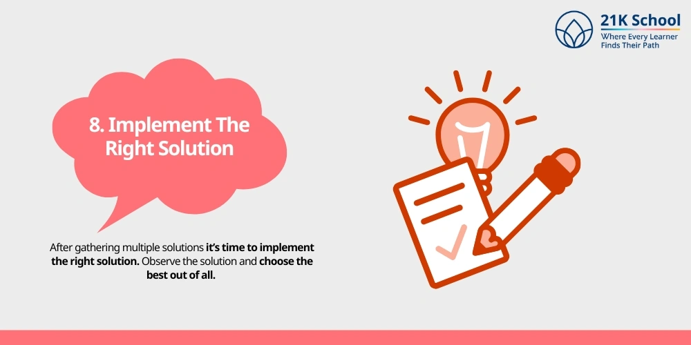 Implement The Right Solution