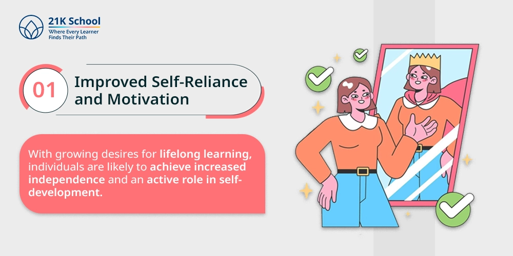 1. Improved Self-Reliance and Motivation
