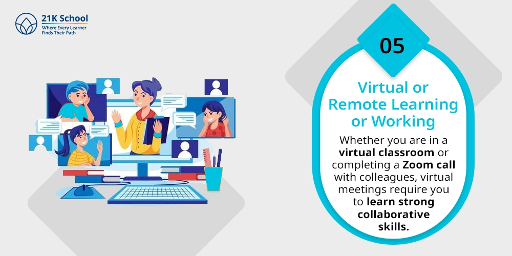 5. Virtual or Remote Learning or Working