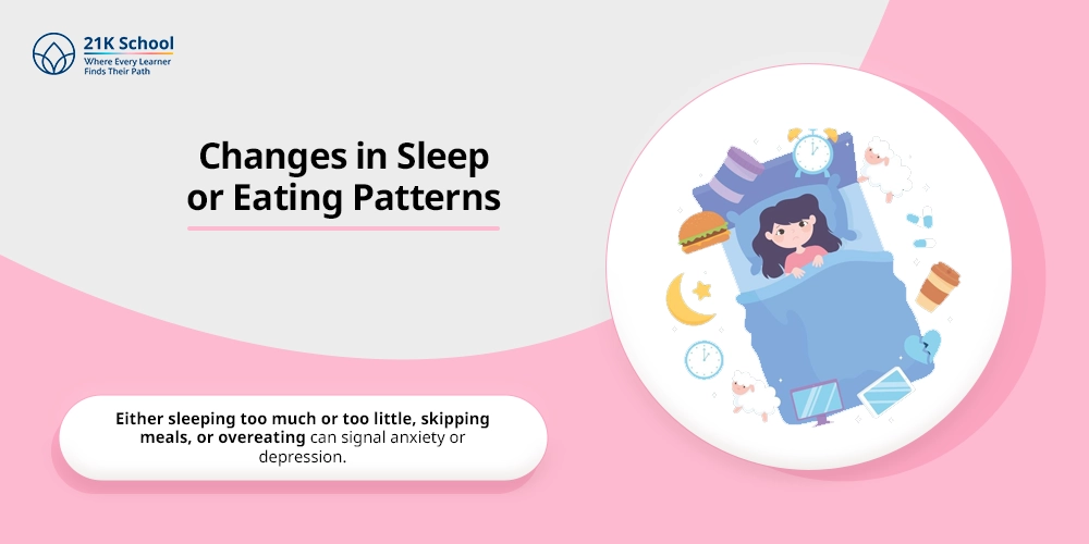 Changes in Sleep or Eating Patterns