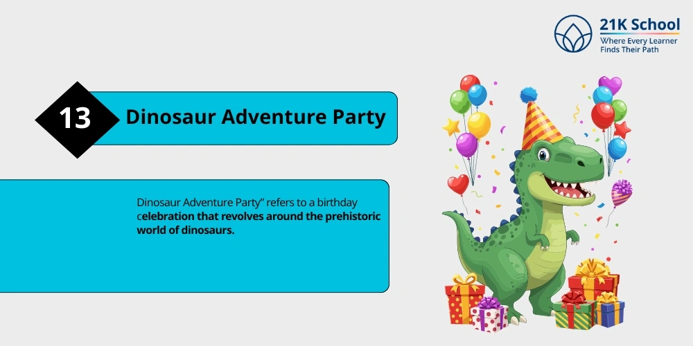  Dinosaur Adventure Party