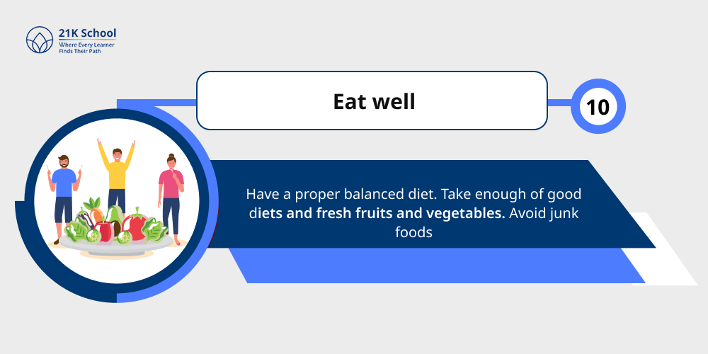 Eat well