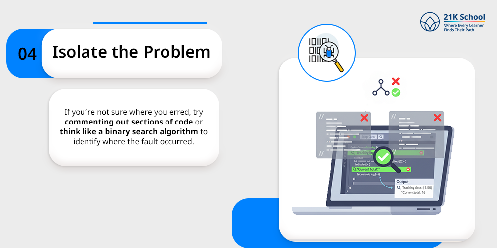 Isolate the problem