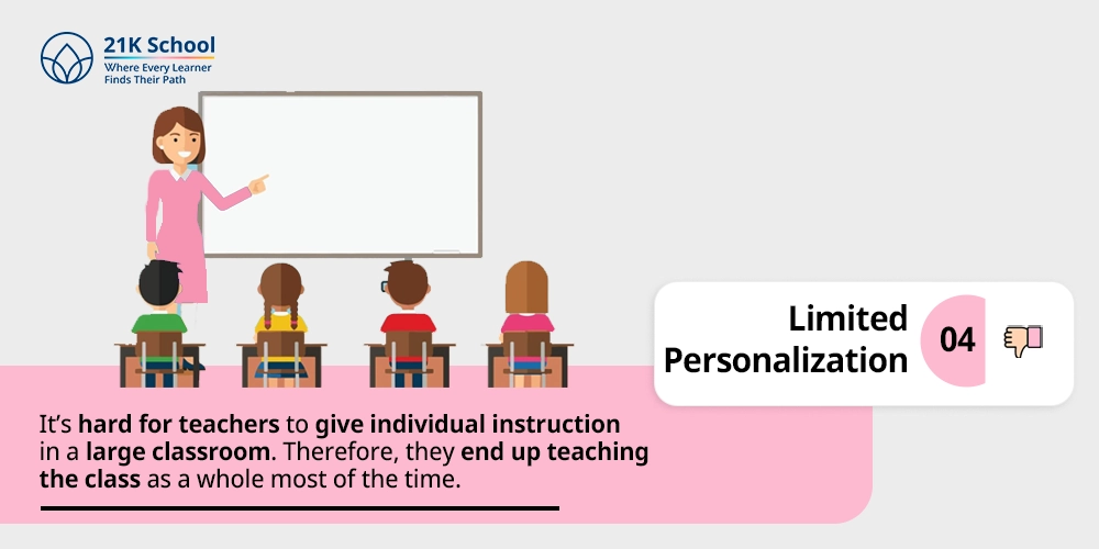 4. Limited Personalization