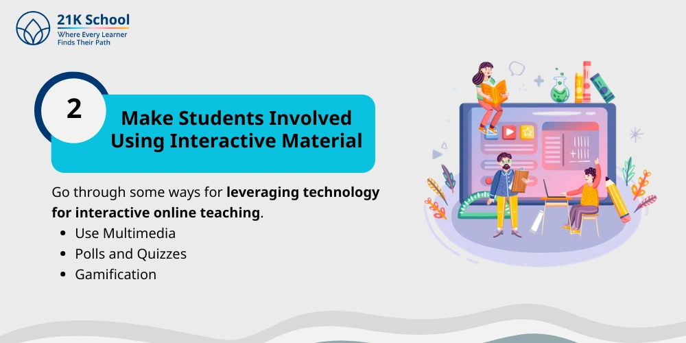 Make Students Involved Using Interactive Material