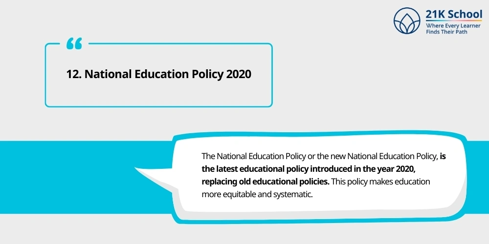 National Education Policy 2020
