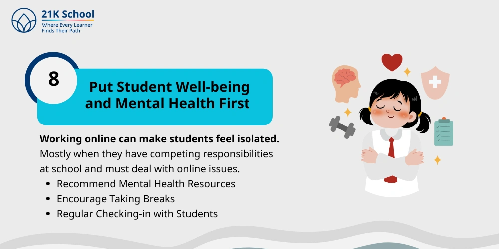 Put Student Well-being and Mental Health First