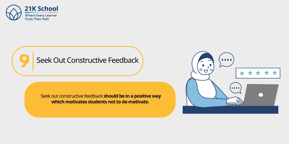 Seek Out Constructive Feedback
