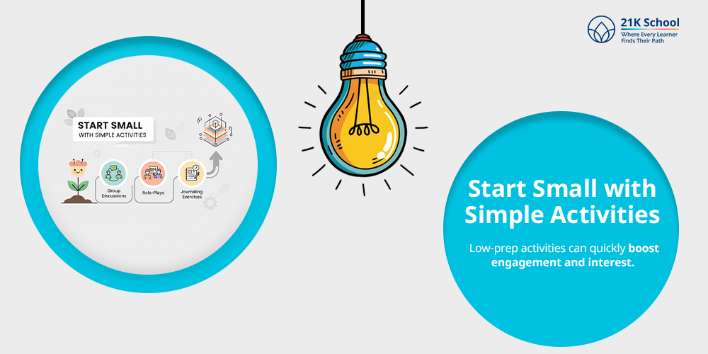 Start Small with Simple Activities