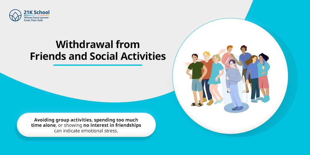 Withdrawal from Friends and Social Activities