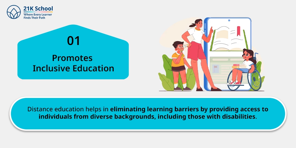 1. Promotes Inclusive Education
