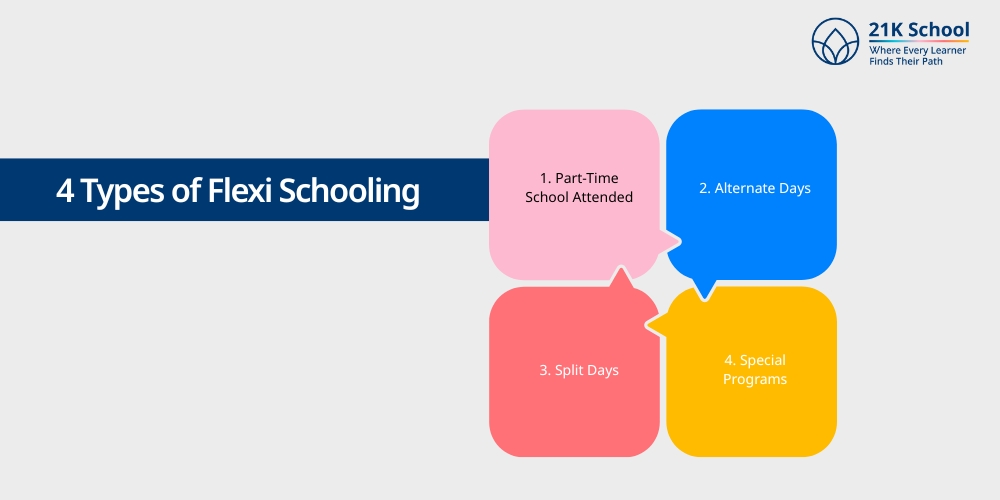 4 Types of Flexi Schooling
